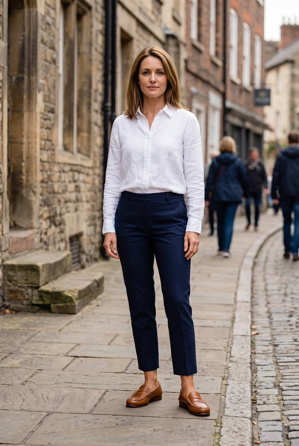 Women's Loafers | Leather-Look Penny Slot