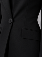 Liesel | Collarless Blazer and Wide-Leg Trouser Suit