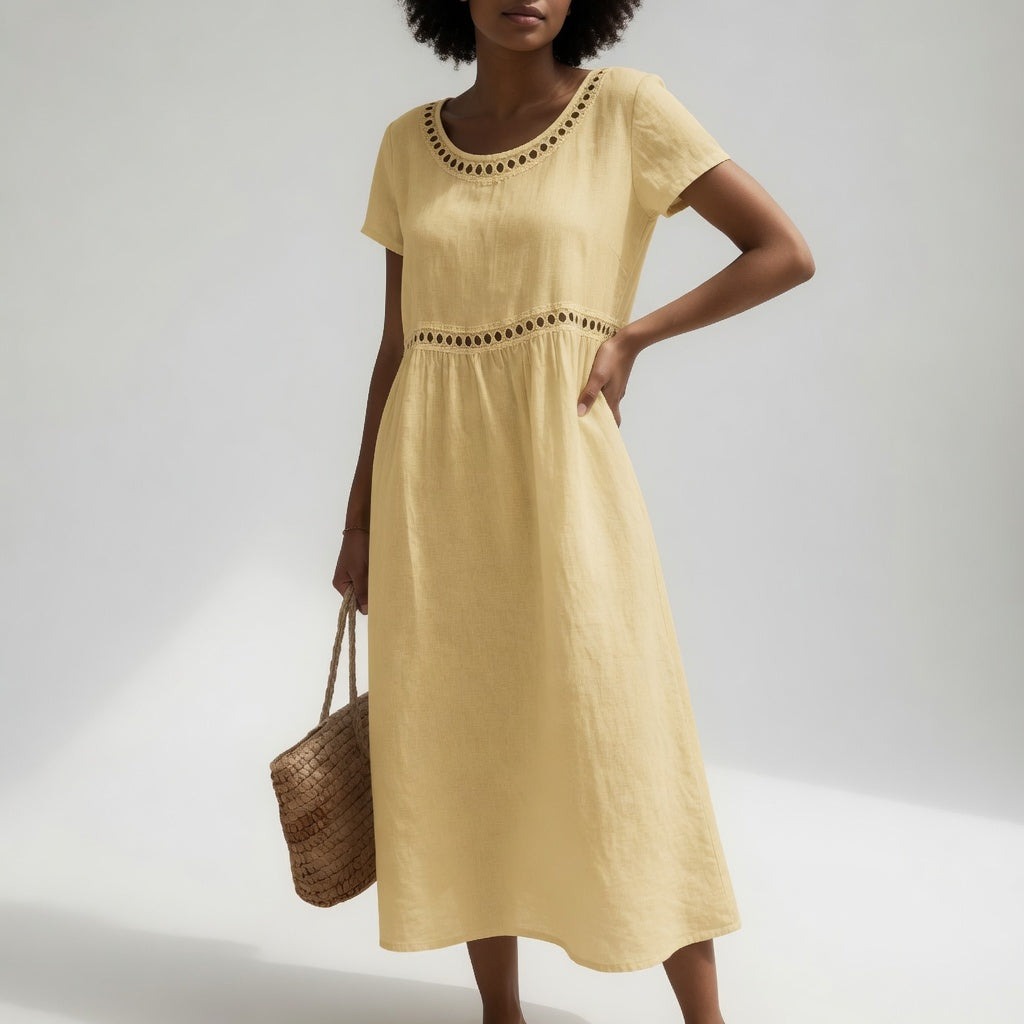 Evelyn™ Linen Dress