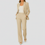 Valmira | Tailored Blazer and Straight-Leg Pants Suit