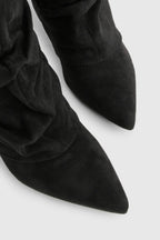 Isla | Pointed Toe Knee-High Slouch Boots