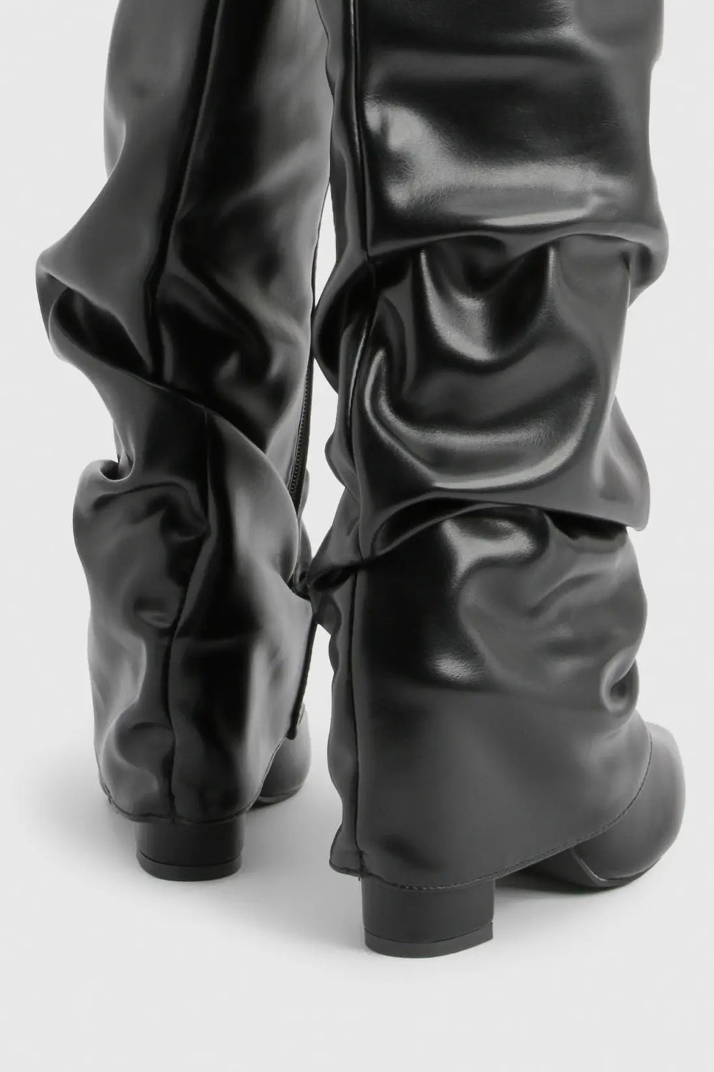 Isla | Pointed Toe Knee-High Slouch Boots