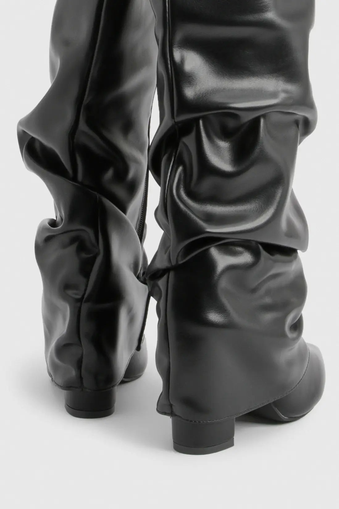 Isla | Pointed Toe Knee-High Slouch Boots