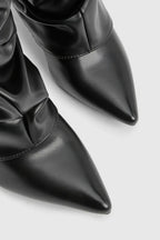 Isla | Pointed Toe Knee-High Slouch Boots