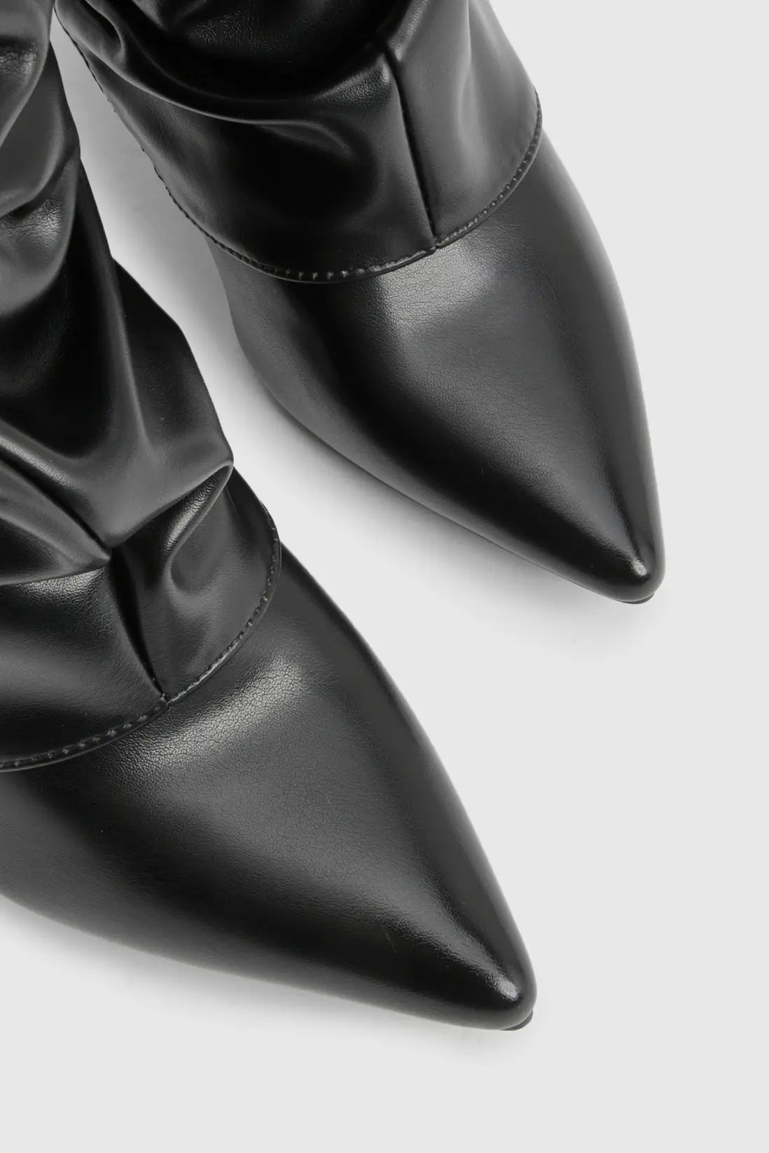 Isla | Pointed Toe Knee-High Slouch Boots