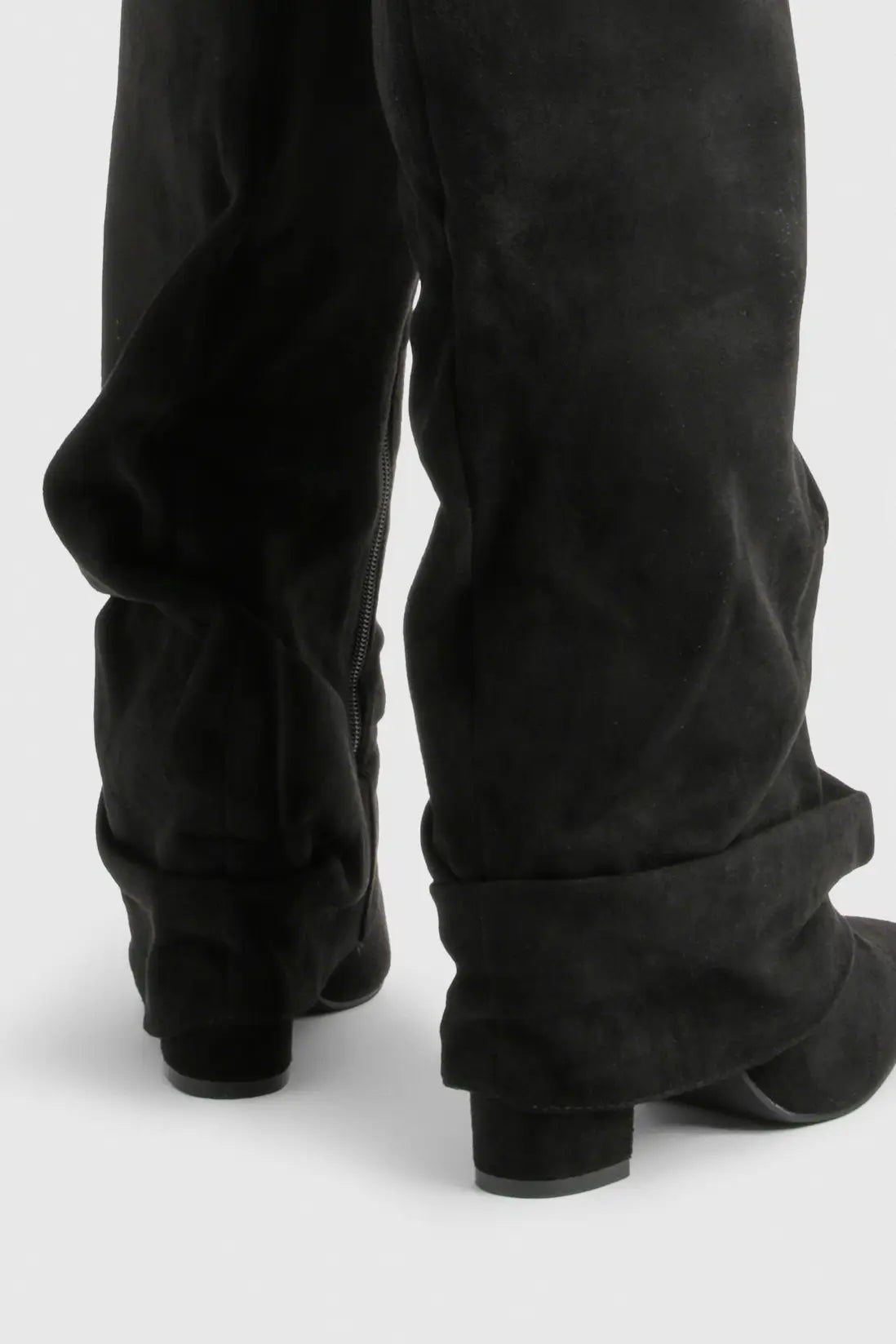 Isla | Pointed Toe Knee-High Slouch Boots