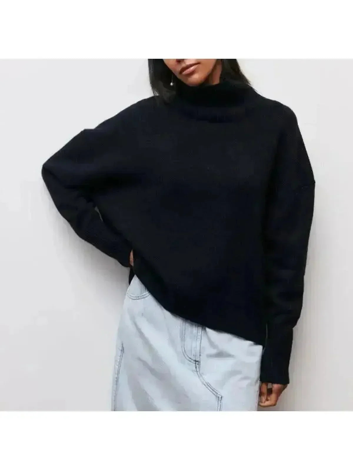 Bequia Turtleneck Knit Sweater