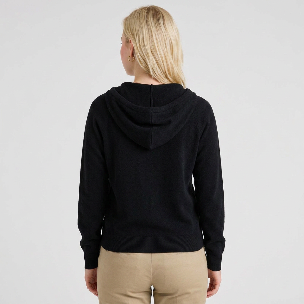 Women's Merino Wool Full-Zip Hoodie