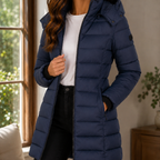 Solange Longline Hooded Puffer Jacket