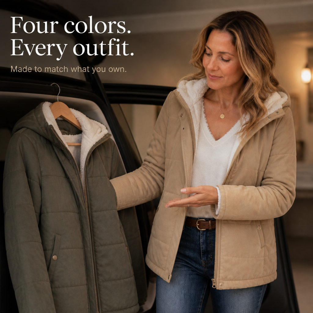 Nadine Sherpa Lined Quilted Jacket