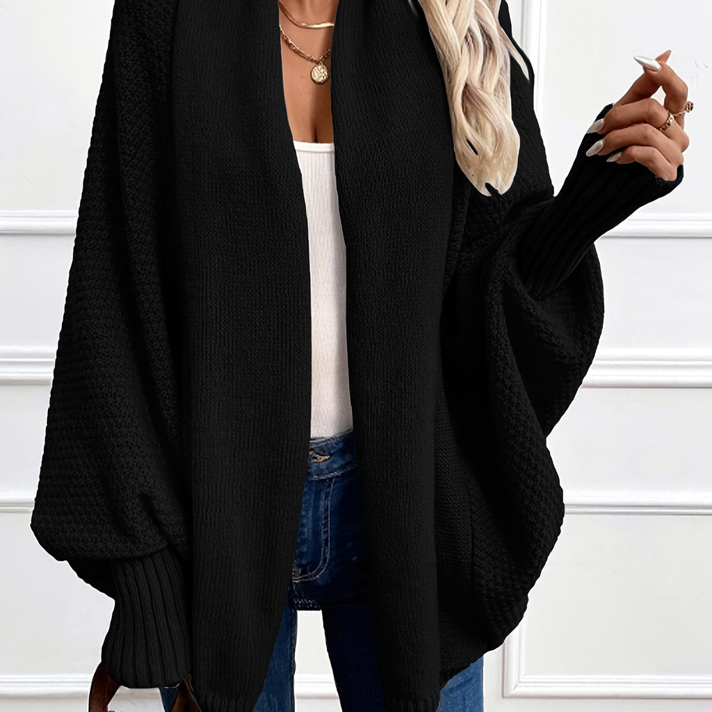 Marisol | Women's Draped Shawl-Collar Batwing Cardigan