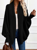 Marisol | Women's Draped Shawl-Collar Batwing Cardigan