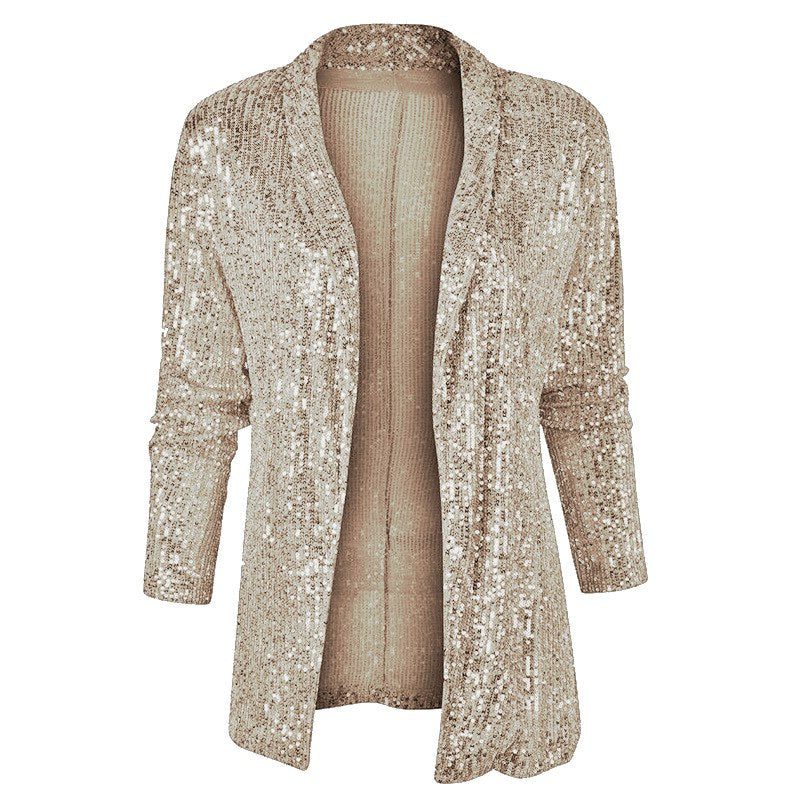 Prisca | Sequin Long Cardigan for Women