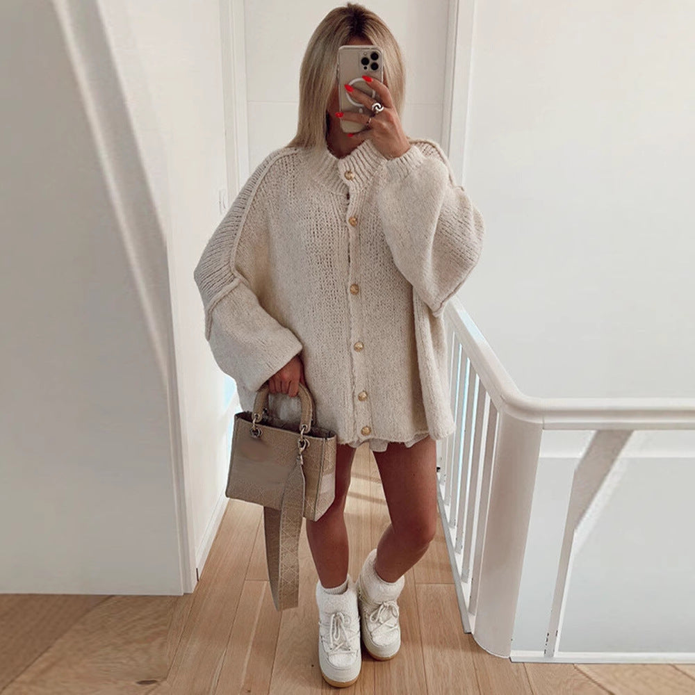 Women's Oversized Chunky Cardigan