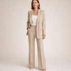 Aria | Women's Wide-Leg Flare Blazer Pant Suit Set