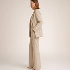 Aria | Women's Wide-Leg Flare Blazer Pant Suit Set