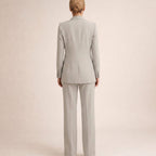 Aria | Women's Wide-Leg Flare Blazer Pant Suit Set